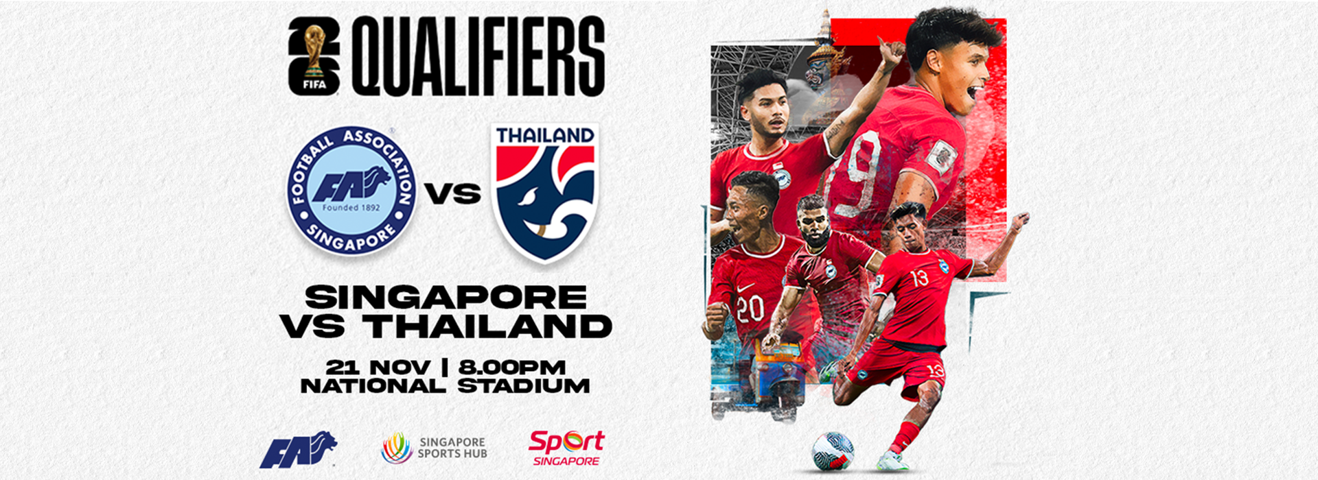 FIFA World Cup 2026 Qualifiers Singapore vs Thailand